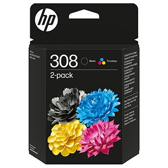 HP Tusz nr 308 6L6S6UE CMYK 120s/160s BK-160s, CMY-120s